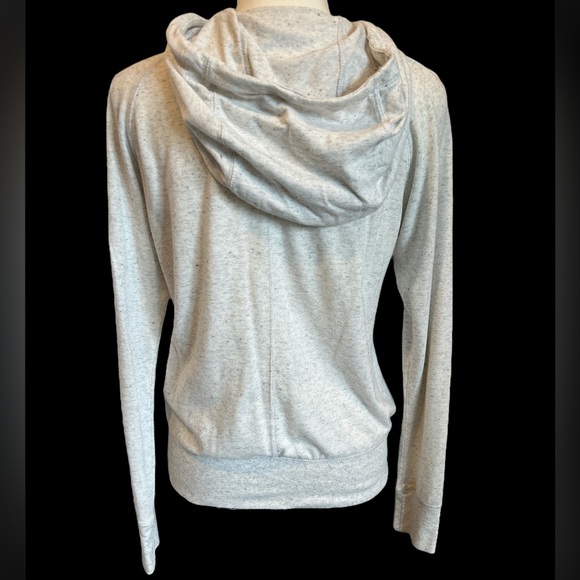 NIKE Full-Zip Lightweight Hooded Jacket Sweatshirt SIZE SMALL White - Picture 3 of 7